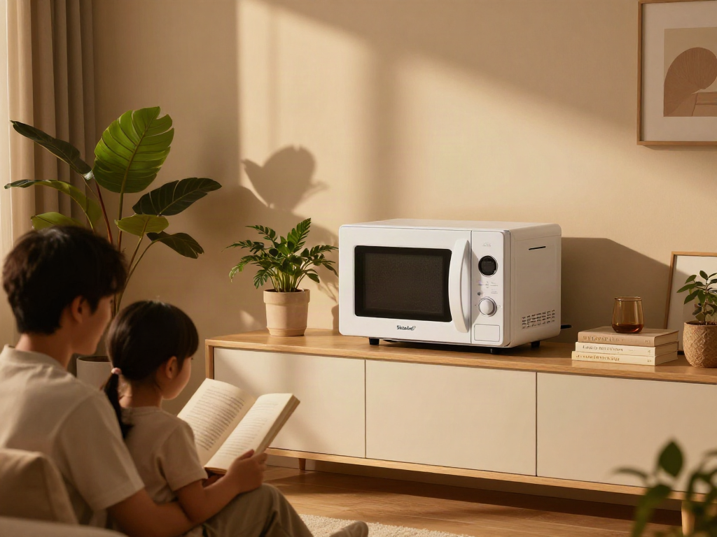 Traitement de bois de Shashel® dans une maison moderne, ambiance familiale chaleureuse.