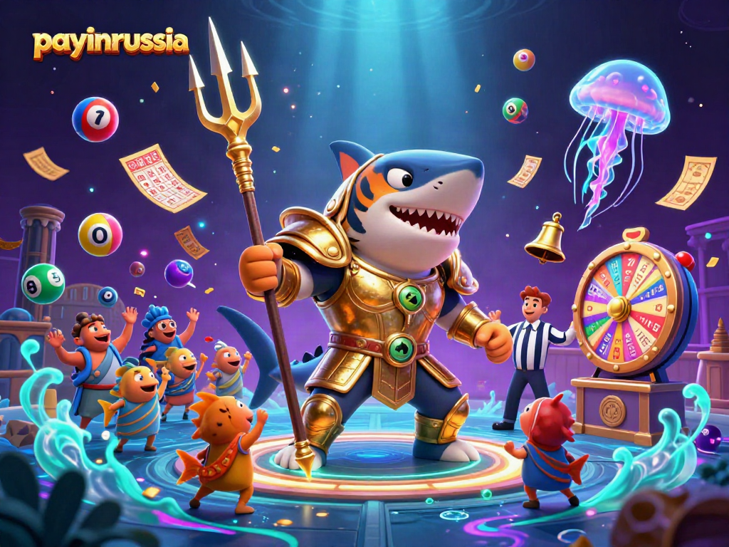 Gagnez avec payinrussia grâce à ce jeu de loto vibrant et dynamique, où des ballons colorés s'animent.